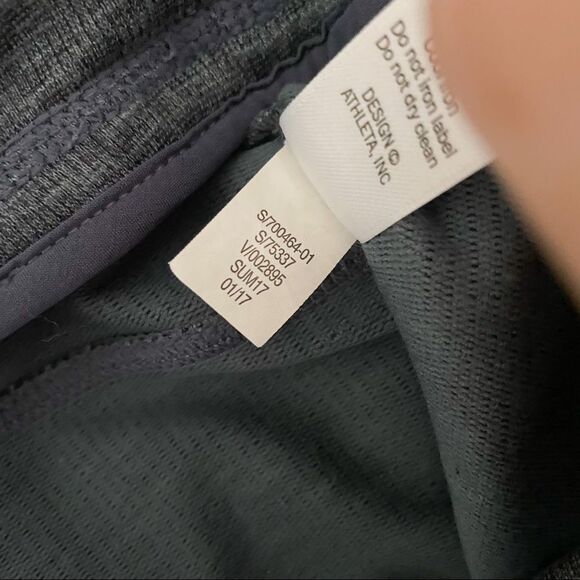 ATHLETA techie terry grey blue mini skirt - Picture 8 of 8